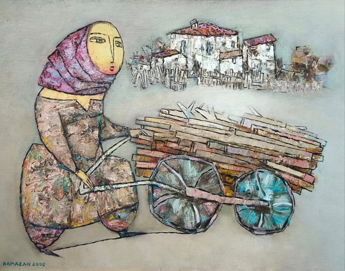 Дама с коляской - Рамазан Усеинов