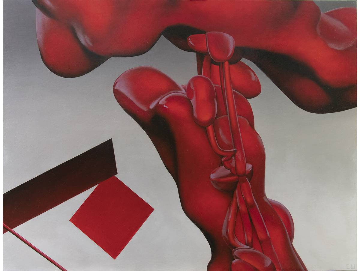 Композиция из красных скульптур №3 - Евгений Щеглов