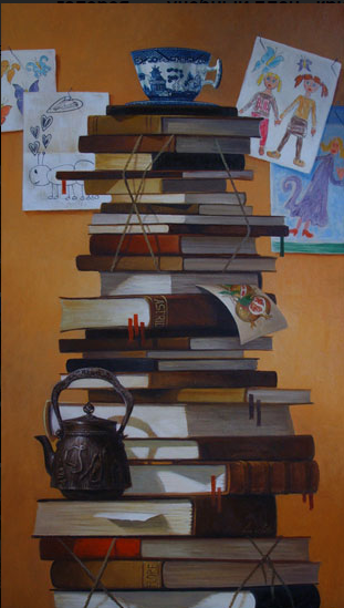 Luca di Castri. «Книги». Cтанковая живопись - 2014 г.